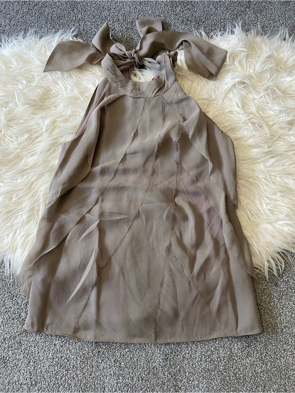 Ann Taylor tank top with Bow Neck